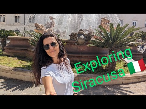 Walking Tour and Street Market on THE ISLAND OF ORTIGIA, SICILY 🇮🇹