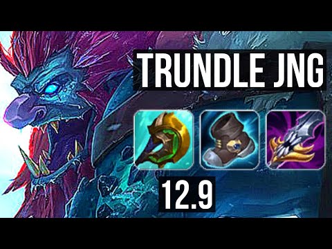 TRUNDLE vs LILLIA (JNG) | 900+ games, 1.2M mastery, 11/3/8, Dominating | EUW Master | 12.9