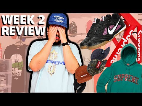 SUPREME Fw18 Week 2 FULL DROPLIST!! STRAIGHT TRASH!! Nike Collab Confirmed