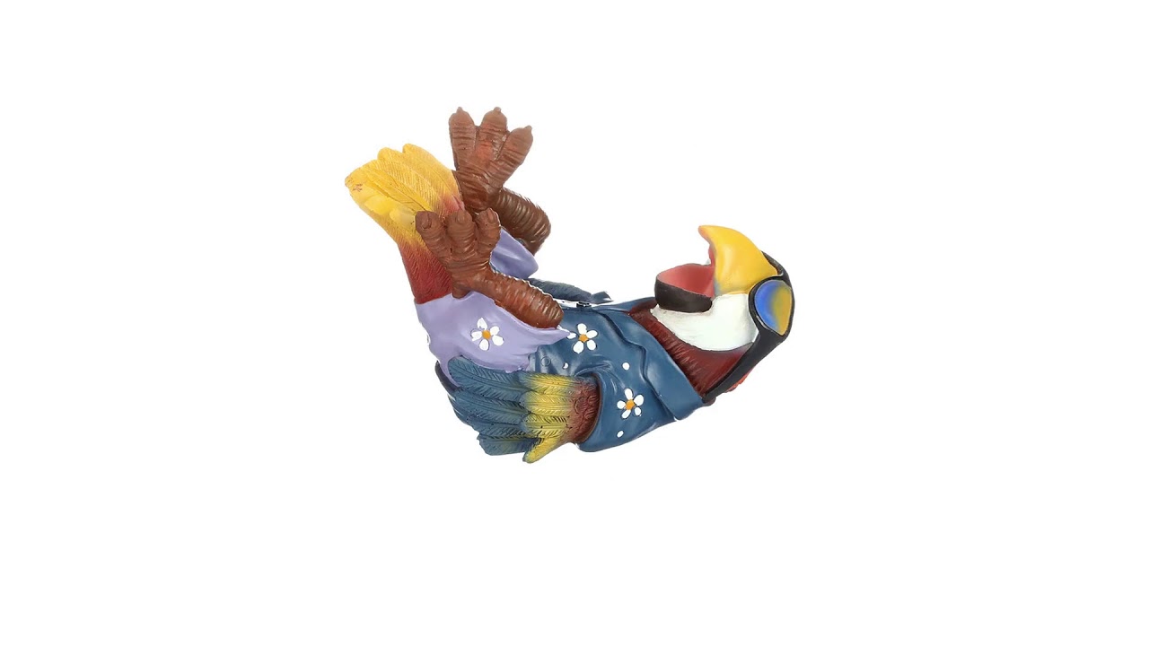 Beer Buddy Tiki Parrot Statue Video