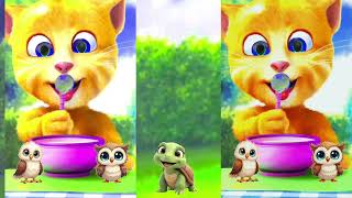 Talking Ginger 2 vs CUTE TURTLE TOYS 🙀🐢 | Talking Tom Games | talking ginger gameplay |
