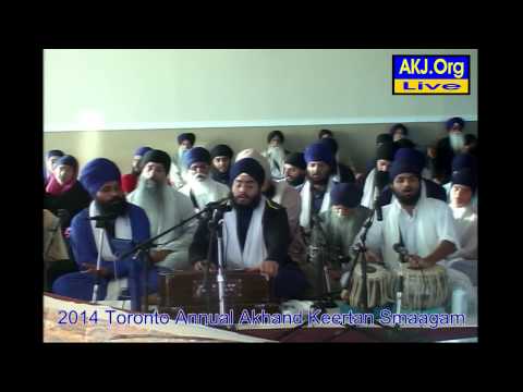 077 Toronto July 2014 Smaagam - Friday Morning Keertan - Bh. Bhagatjot Singh Jee
