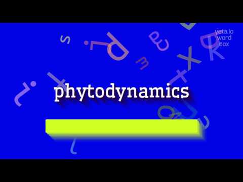 PHYTODYNAMICS - HOW TO PRONOUNCE PHYTODYNAMICS? #phytodynamics