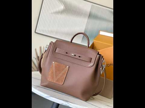 Louis Vuitton Steamer 30 M26758 LV Touch Leather Handbag