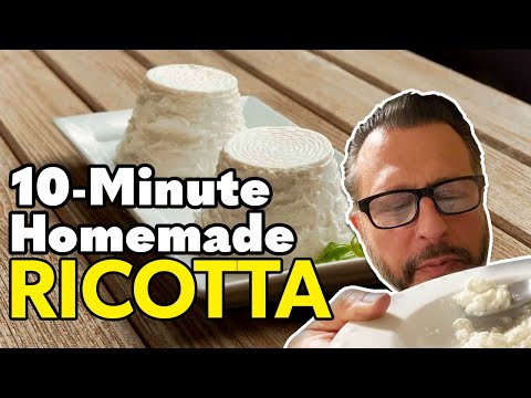 10-Minute Homemade Ricotta Recipe