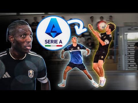 LET'S CHALLENGE A SERIE A FIVE-A-SIDE FOOTBALL TEAM ⚽ 🔥 Great match by Gilbert Nana, future Ballo...