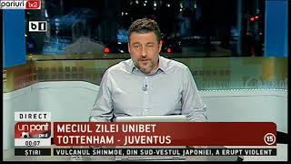 UPZ: Meciul zilei, Tottenham – Juventus – Pariuri in cotele 1.50 si 1.55