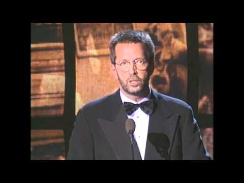 Eric Clapton Inducts The Band into the Rock and Roll Hall of Fame in 1994