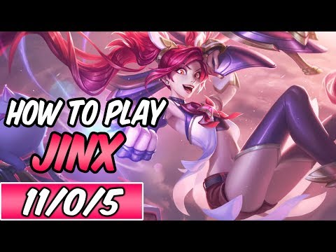 JINX ADC | New Build & Runes | Diamond Star Guardian Jinx | League of Legends | Season 9