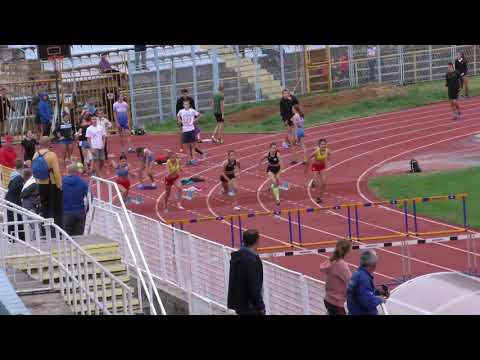 100m prepone [Ž], Mačković, Tvrtković i Henrich - Kup Hrvatske FINALE za kadete i kadetkinje 2018