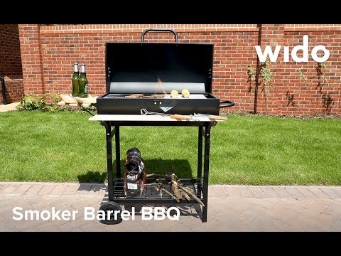 Wido Smoker Barrel Barbeque Product Video (BBBQ)