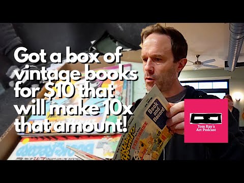 Got a box of vintage books for $10 that will make 10x that amount! - Tom Ray's Day 200712