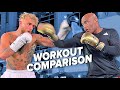 JAKE PAUL VS ANDERSON SILVA - SIDE BY SIDE WORKOUT COMPARISON