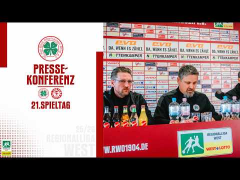 Pressekonferenz RWO - Fortuna Köln
