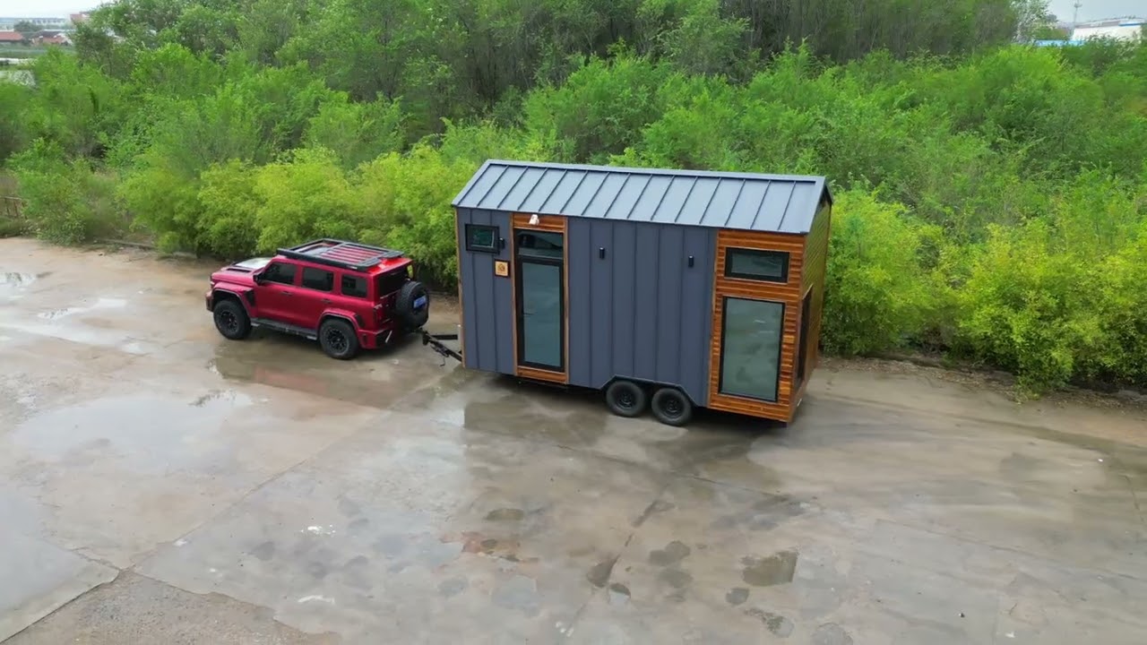 Watch the Magic-Nordic 26ft tiny house on wheels full walk-through video on YouTube