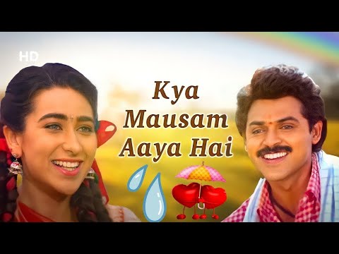 Karisma Brithday Special | Kya Mausam Aaya Hai | Sadhana Sargam | Udit Narayan | Anari (1993)