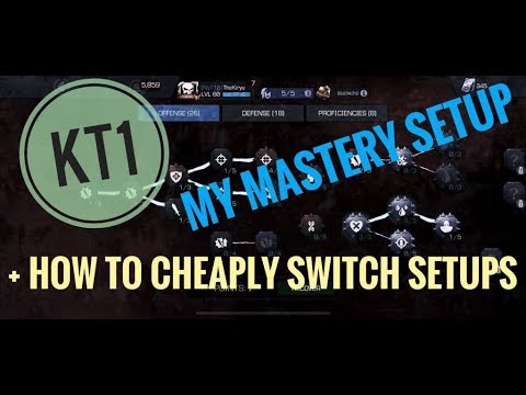 My Current Mastery Setup + How i change them EFFICIENTLY!