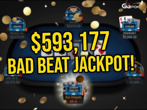 $593,177 Bad Beat Jackpot hit at GG Network