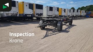Krone AZ 2 axles container chassis trailer for sale - Image 4 | Autoline US Krone AZ 2 axles container chassis trailer | Image 4 - Autoline