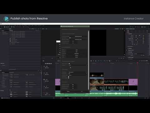 Publish shots from DaVinci Resolve - OpenPype / AYON