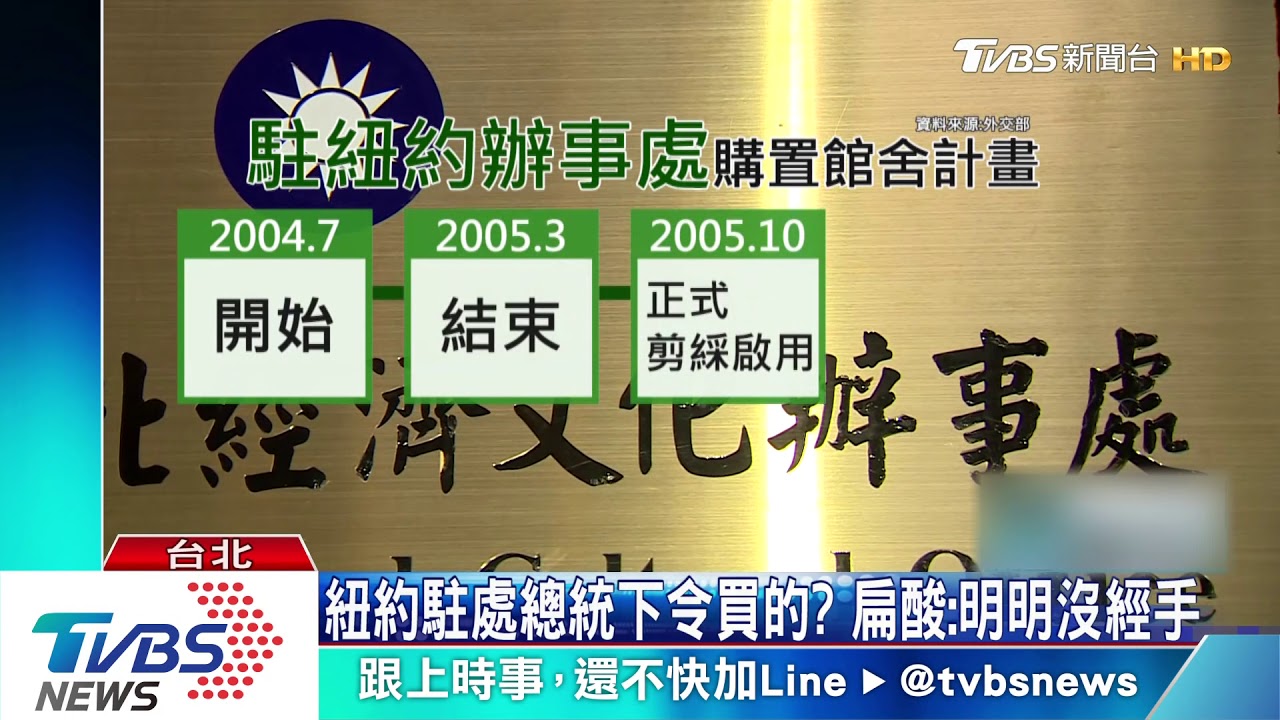 紐約駐處總統下令買的？　扁酸：明明沒經手