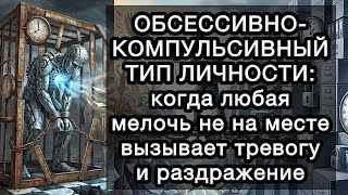 ОБСЕССИВНО-КОМПУЛЬСИВНЫЙ ТИП ЛИЧНОСТИ: когда любая мелочь не на месте вызывает тревогу и раздражение