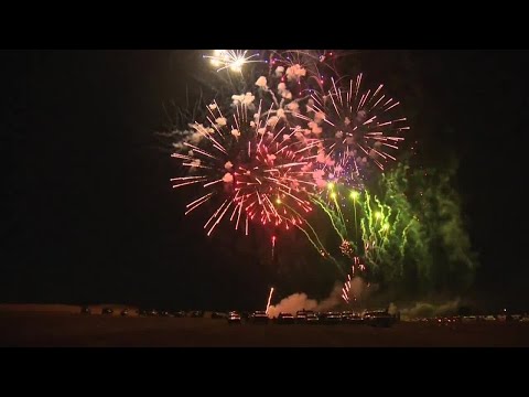 Folsom fireworks show on July 3, 2020