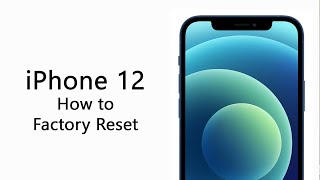 iPhone 12 How to Reset Back to Factory Settings | Erase Data | iPhone 12 Factory Reset