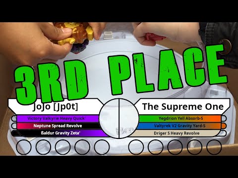 WBO Beyblade Tournament Battle: JoJo [Jp0t] vs The Supreme One - Beyblade West BSC Classic 3RD PLACE