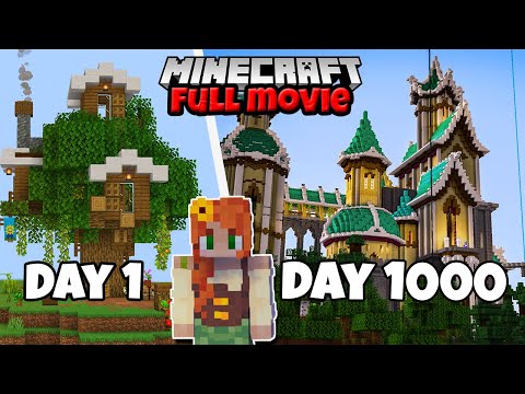 I Survived 1000 Days on  the BIGGEST Minecraft SMP - FULL MOVIE