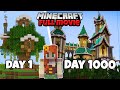 I Survived 1000 Days on  the BIGGEST Minecraft SMP - FULL MOVIE