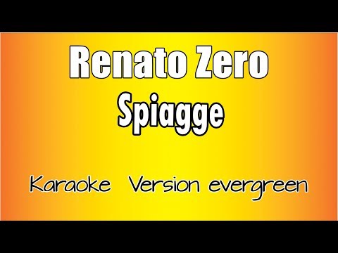 Renato Zero - Spiagge (versione Karaoke Academy Italia)