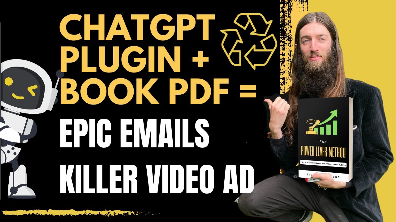 ChatGPT  + ChatwithPDF Plugin = Epic Emails And Awesome Video Ads In Your Voice & Expertise