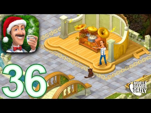 GARDENSCAPES NEW ACRES STORY Walkthrough Gameplay Part 36 - Day 25 (iOS Android)