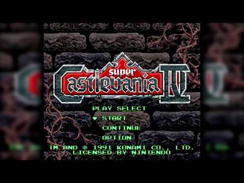 The Best of Retro VGM #1250 - Super Castlevania IV (SNES/SFC) - Bloody Tears (Stage A)