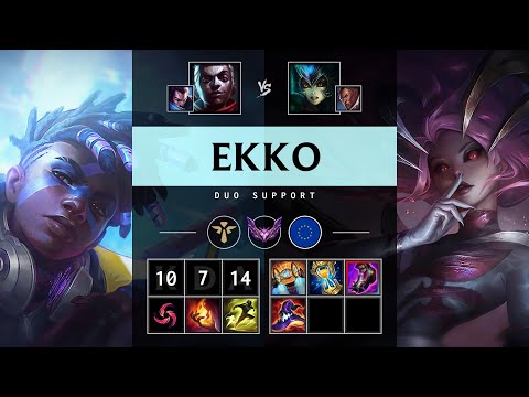 Ekko Support vs Nami - EUW Master Patch 25.16