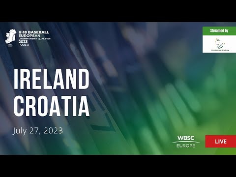 2 U-18 Baseball European Championship Qualifier IRL: Ireland VS Croatia