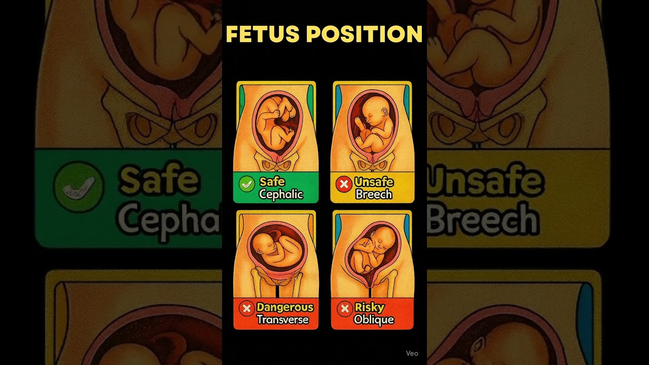 Fetal Positions Explained 👶 | Safe vs Risky Pregnancy Positions