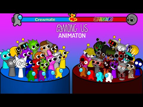 Mini Crewmate  in deadly game with S.p.r.u.n.k.i Lore Monster