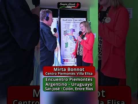Mirta Bonnot, Centro Piemontés Villa Elisa, Provincia de Entre Ríos