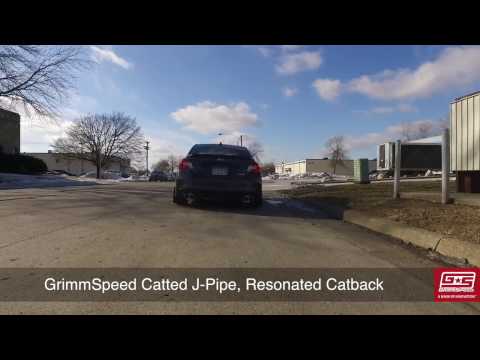 GrimmSpeed Catback Exhaust, 2015+ WRX - Unresonated vs Resonated