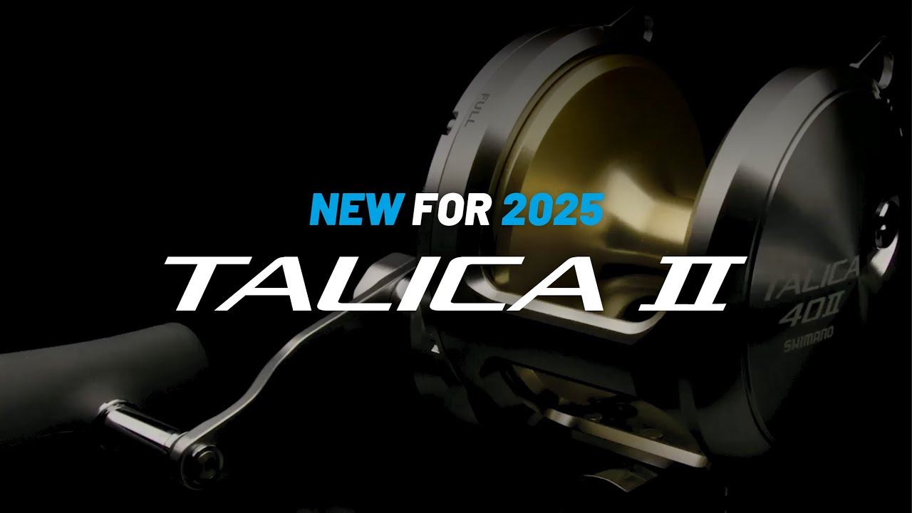 Shimano Talica 2 Speed Overhead Reel NEW video thumbnail