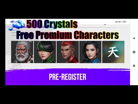 Free 500 Crystals ,T2 selector , Premium Character - Pre Registartion Event - Marvel Future Fight