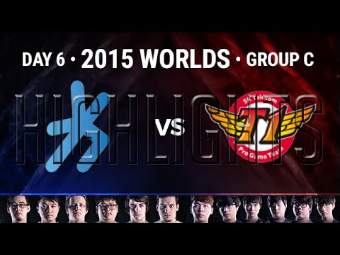 H2K vs SKT T1 Highlights | 2015 LoL World Championship S5 Group C D6G4 | H2K vs SKT