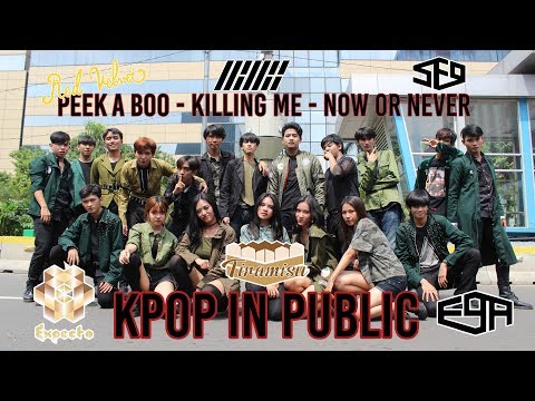 [KPOP IN PUBLIC CHALLENGE] Peek A Boo/Killing Me/Now or Never MASHUP COLLAB - TRMS/XPT/E9A