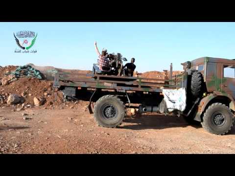 استهداف قوات النظام في حاجز برد في السويداء بمدفع عيار 37 من قبل قوات شباب السنة