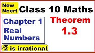 Class 10 Maths | Theorem 1.3 | Chapter 1 Real Numbers | New NCERT