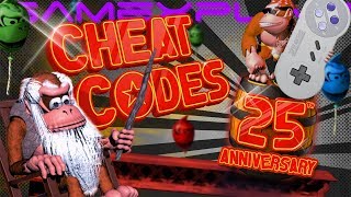 How DKC's Funky Cheat Codes Secretly Turned the SNES Controller Into a Keyboard! (25th!)
