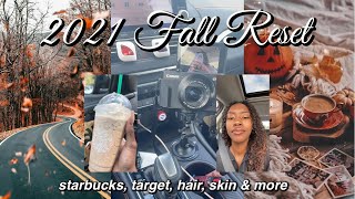 2021 fall reset (starbucks, target runs, hair, skin & more)