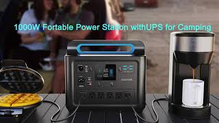 Sugineo 3000w portable power station for home energy storage system youtube video